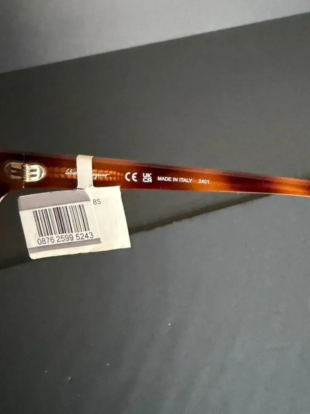 Salvatore Ferragamo Classic Logo 59mm Gradient Rectangle Tortoise Sunglasses